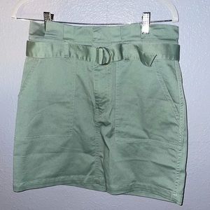 Volcom Frochickie Belted Mini Skirt